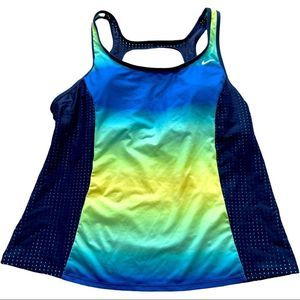 Nike Mesh & Ombré Tank Top Sz XL